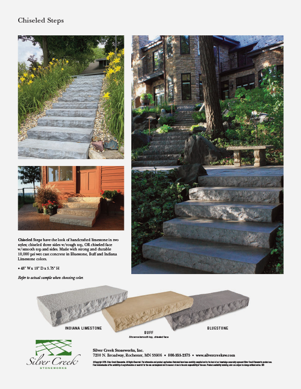 Chiseled Step Cut Sheet
