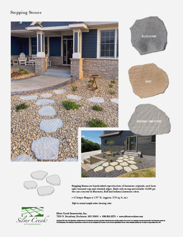 Stepping Stones Cut Sheet